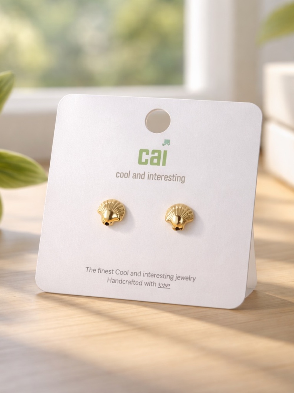 Shell Stud Earrings